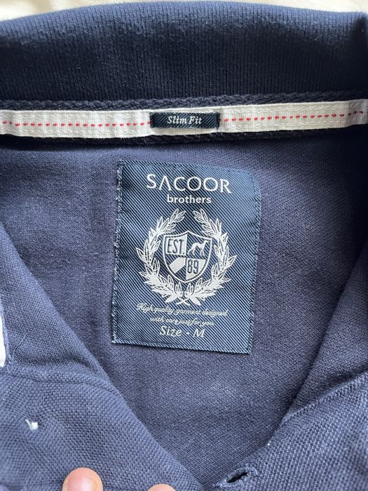 Polo Sacoor azul marinho