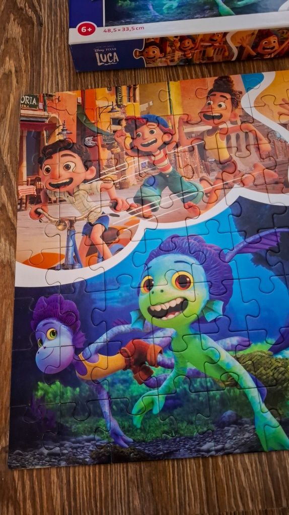 Puzzle Luca i Alberto bajki Disney'a Clementoni 6+ 104