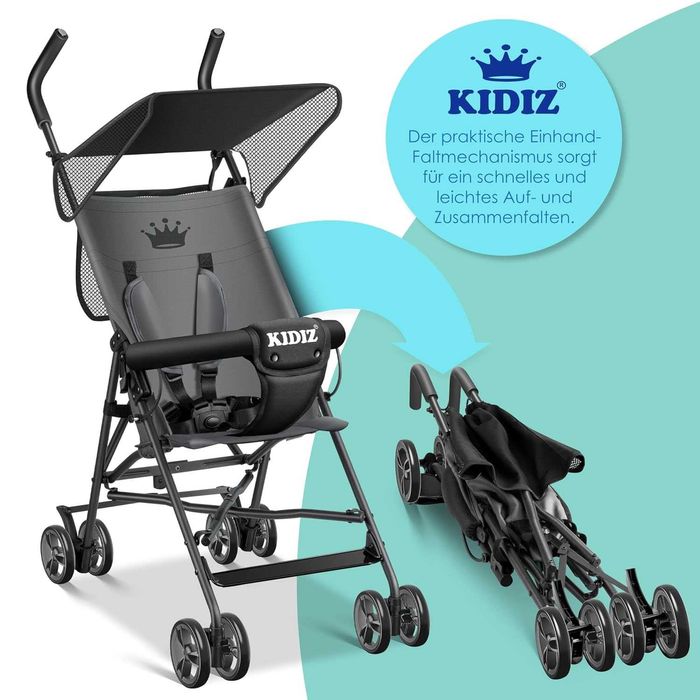 Nowy wózek dziecięcy City Buggy / sportowy/ KIDIZ / koła 360 !4221!