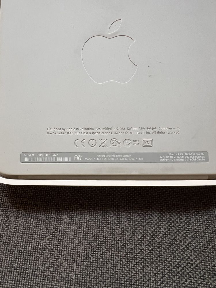 Apple Airport Extreme Base Station A1408