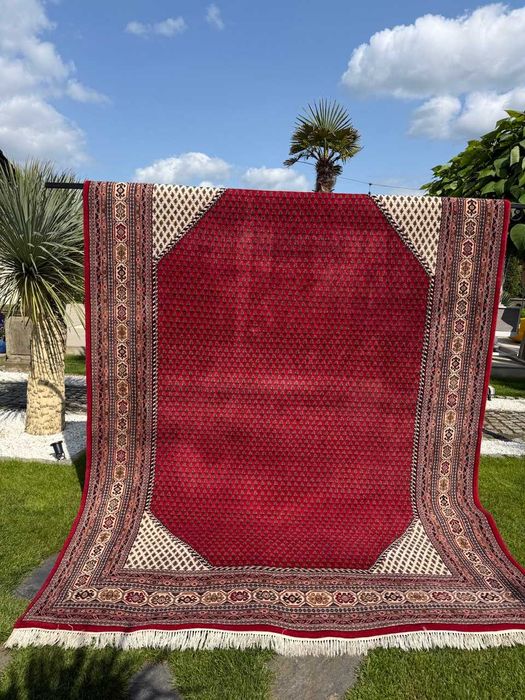 Jak nowy wełniany kaszmirowy dywan perski Indo Mir 365x255 gal 20 tyś