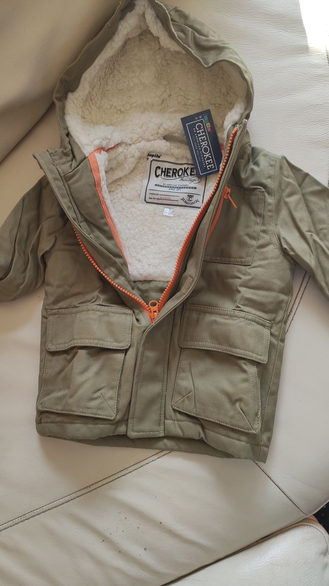 Nowa kurtka niemowlęca , parka 86cm