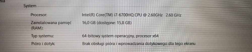 Laptop Lenovo ideapad Y700