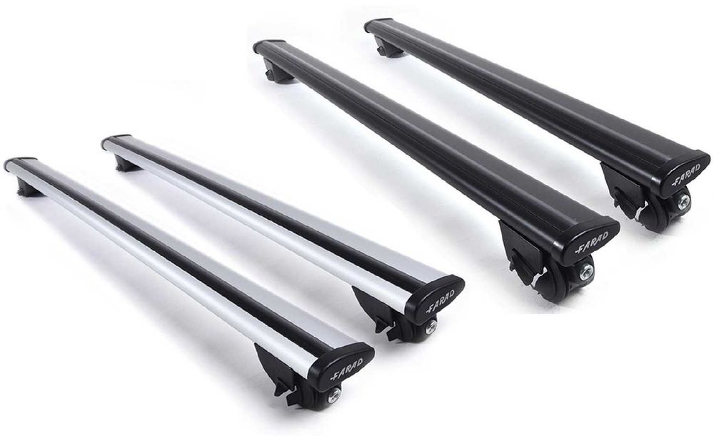 Aluminiowy UNIWERSALNY Bagażnik Bazowy FARAD SM Na Reling Standardowy