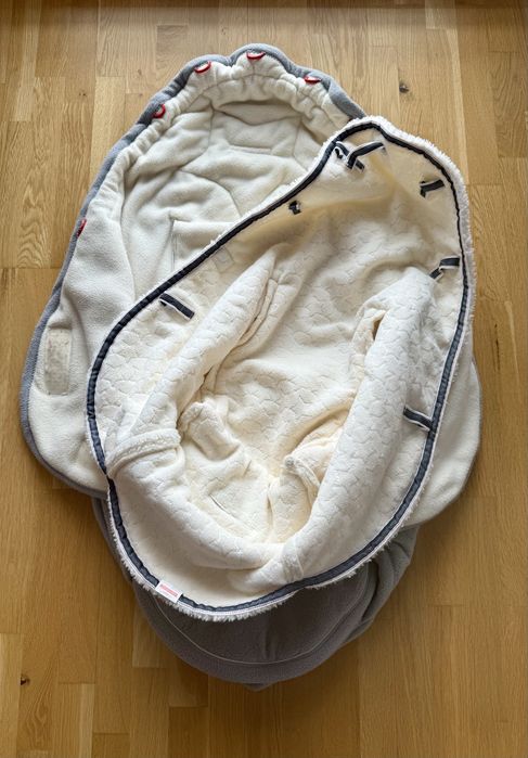 Lodger Bunker dwuwarstwowy polarowy śpiworek do wózka na sanki