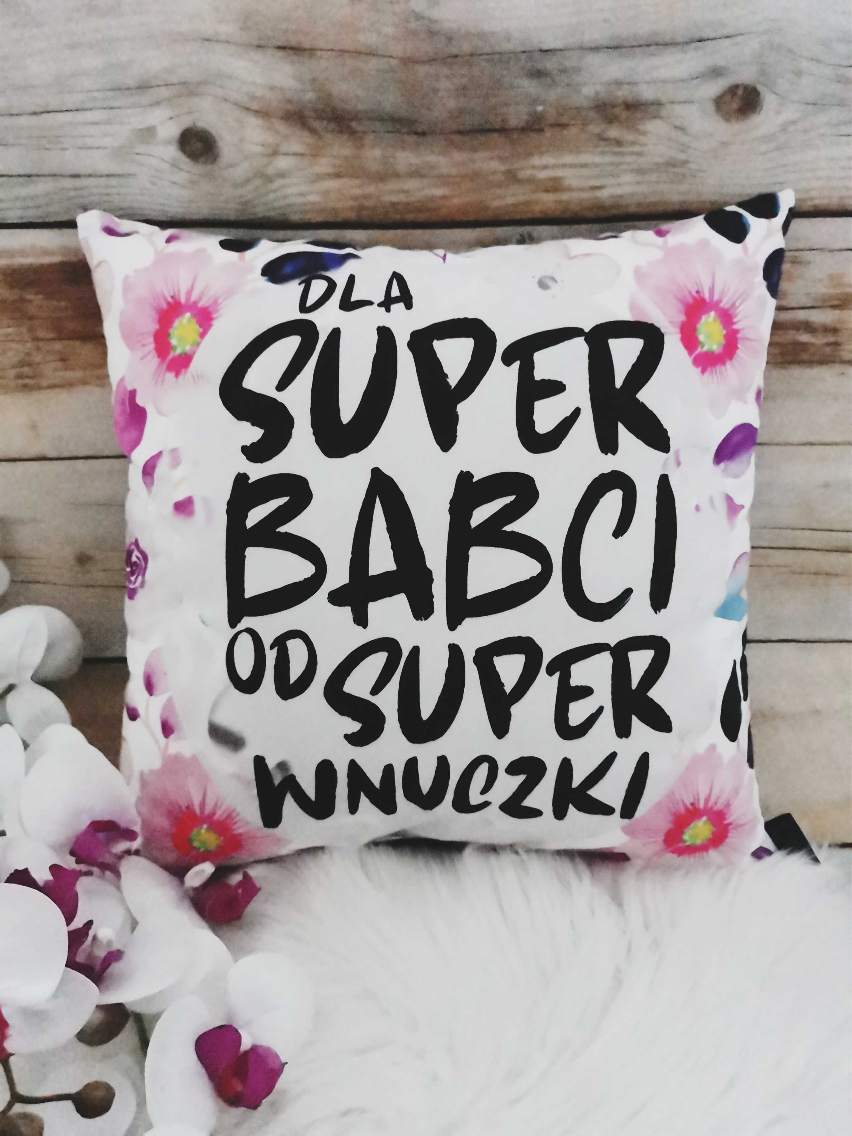 Ozdobna poduszka dla babci. Dzień Babci