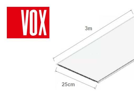panel panele ścienne PCV boazeria 25cm x 3m biel biały białe - cała PL