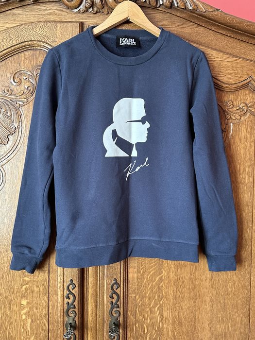 Bluza Karl Lagerfeld XS/34 granatowa