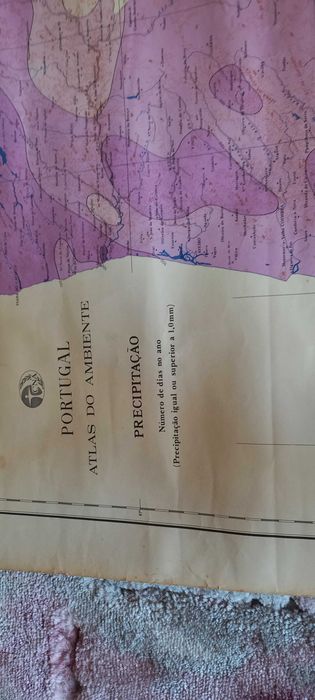 Atlas do Ambiente, Portugal, 1974, Serviço meteorológico nacional