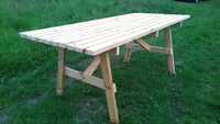 Stół ogrodowy - drewniany
