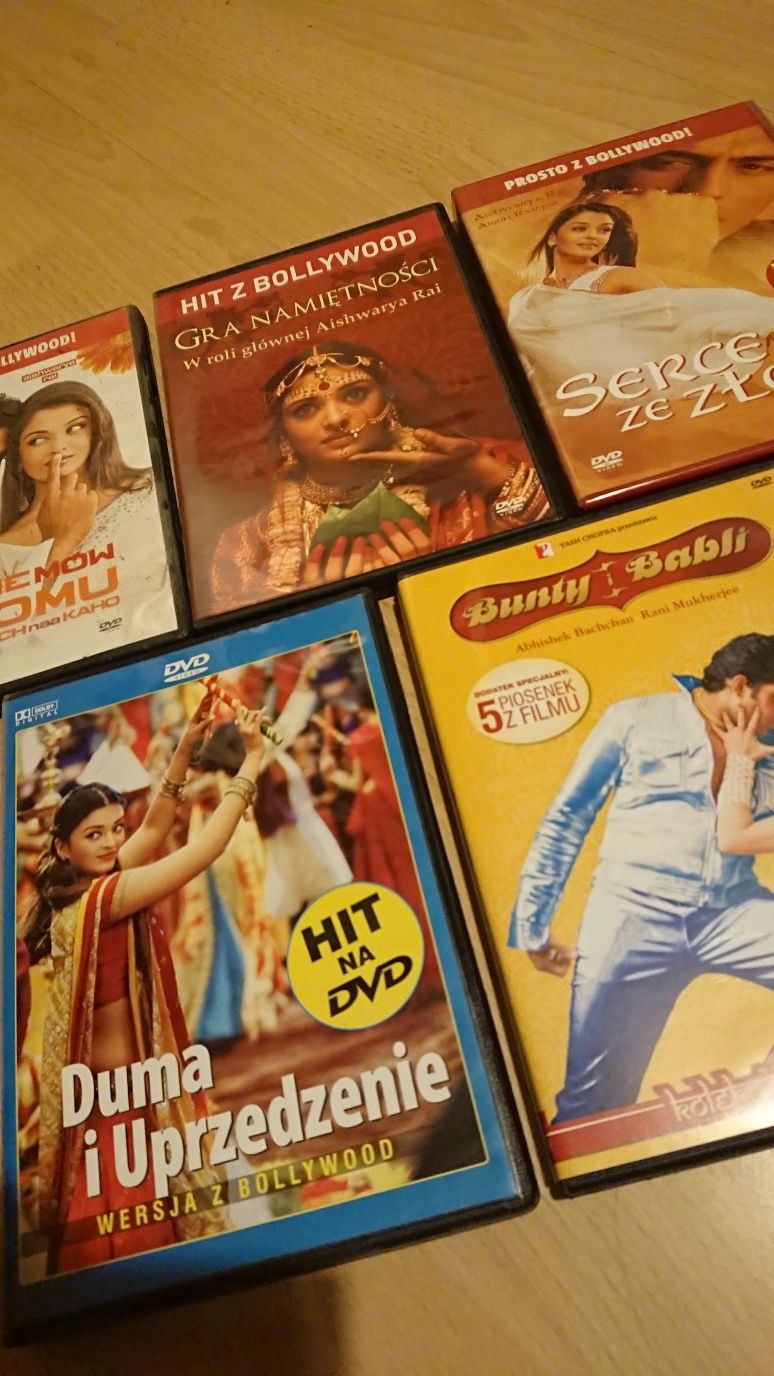 Filmy Bollywood - 6 płyt DVD