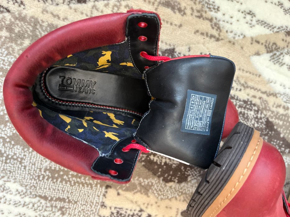 Tommy Hilfiger trzewiki męskie Nubuk rozmiar 42