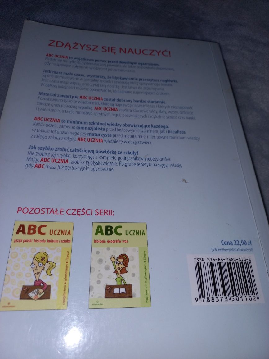 Podręcznik ABC ucznia matematyka fizyka chemia