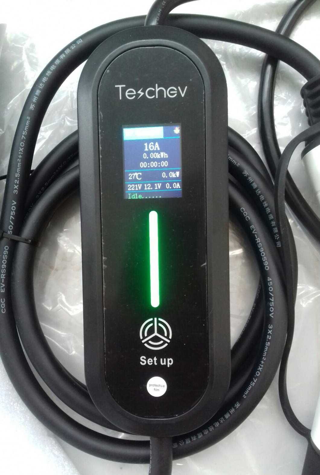 Зарядка до різних електромобілів Type 1, 2, GBT 16А 32А TAYSLA Teschev