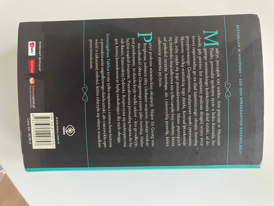 Książka "Szmaragdowa Tablica" powieść