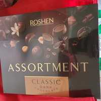 Продам чёрный шоколад коробку конфет roshen assortment