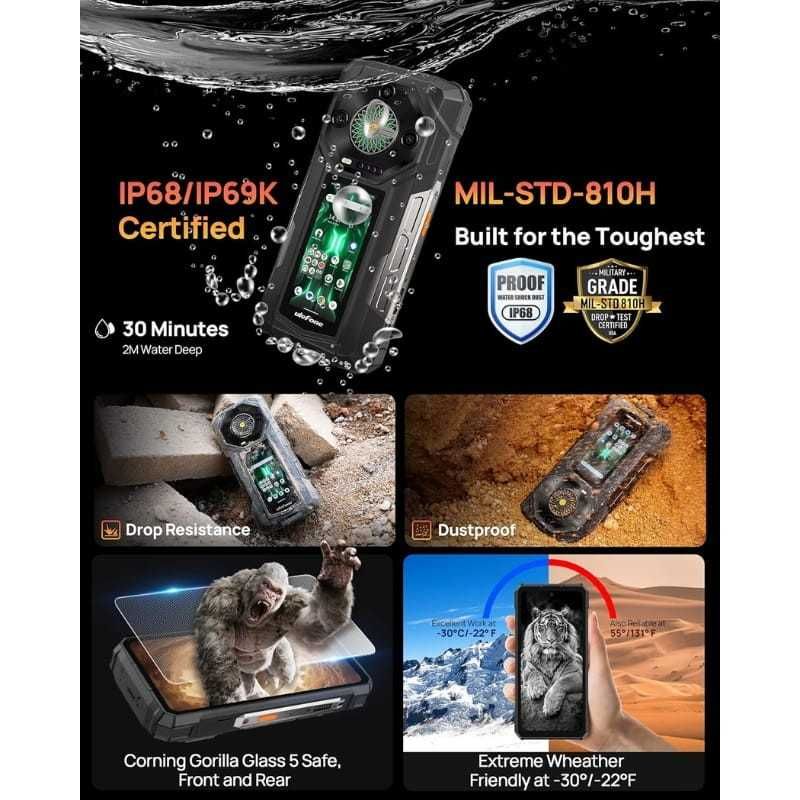Ulefone Armor 33 Pro 5G 16GB/512GB 25500mAh IP69K 2.5GHz