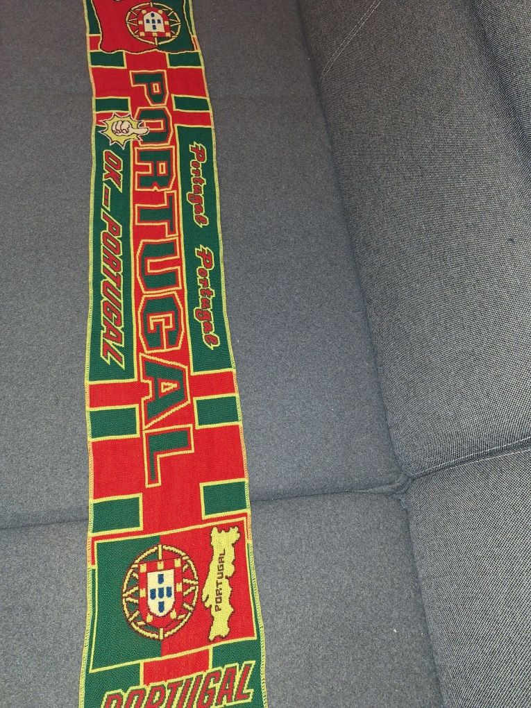 szalik piłkarski Portugal Portugalia, piłka nożna football scarf