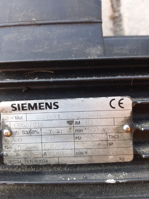 Silnik z motoreduktorem Siemens