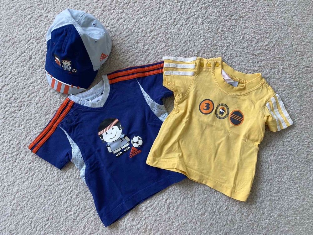 Adidas Kids футболка кепка блайзер панамка