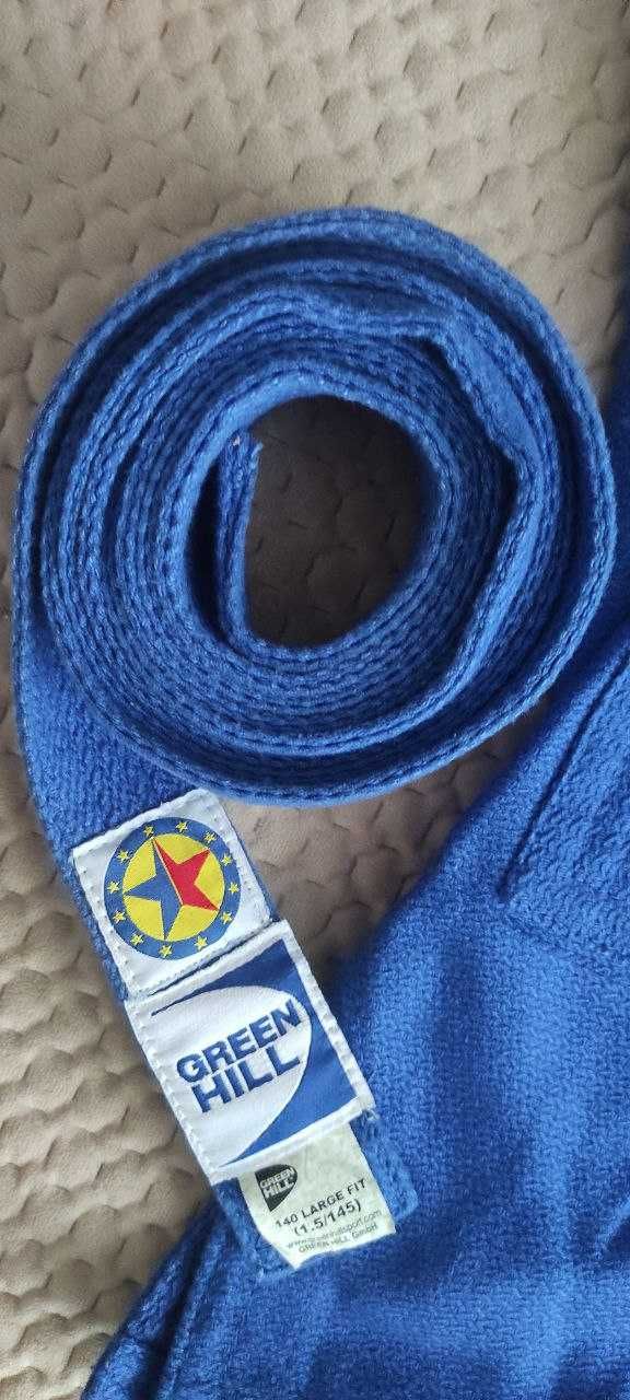Куртка САМБО JUNIOR GREEN HILL blue, 145 см