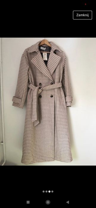 Płaszcz kratka Reserved