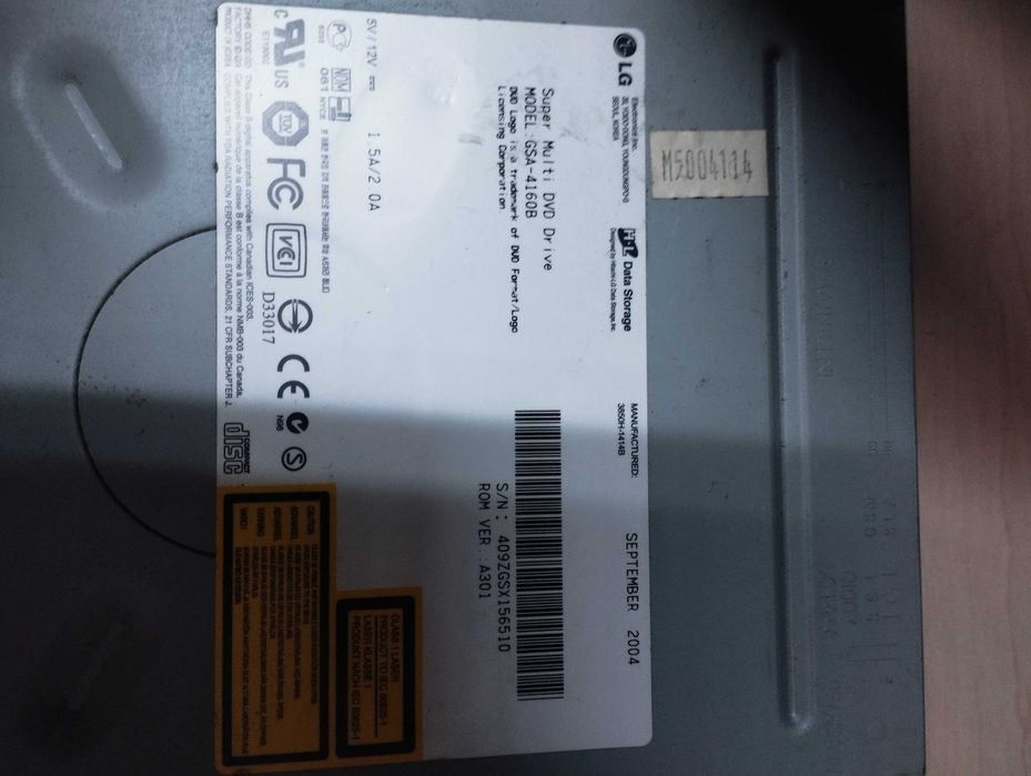 Leitor e gravador de CD/DVD para PC Lg