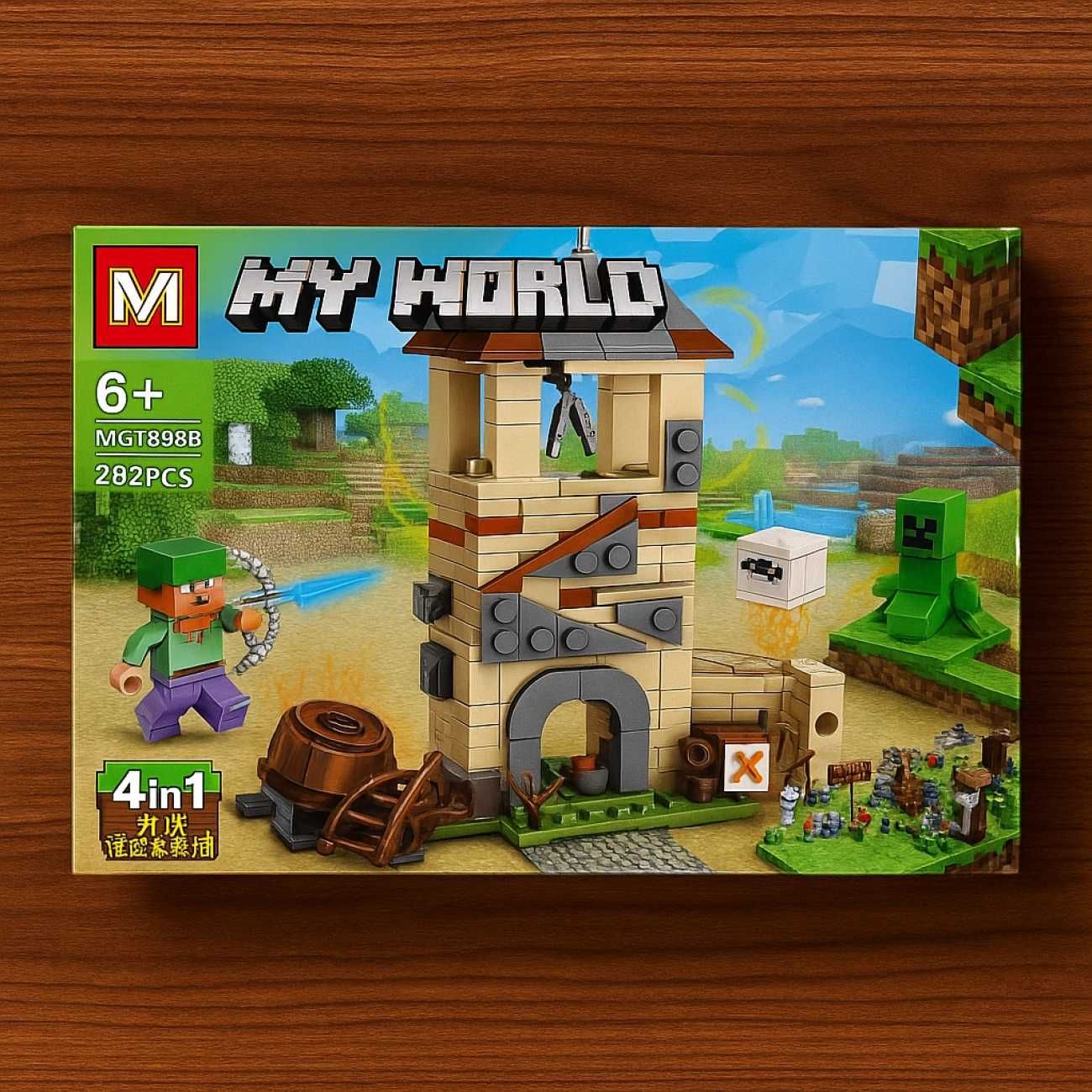 Бойовий набір MG1335B «Битва за кубічну вежу» LEGO Minecraft 292 дет
