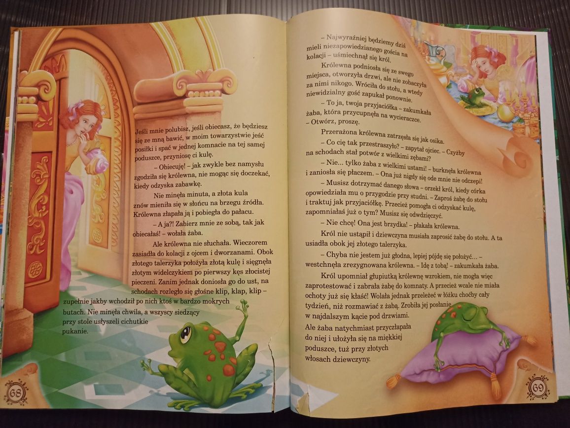 Ilustrowana książka Cudowne Baśnie Braci Grimm