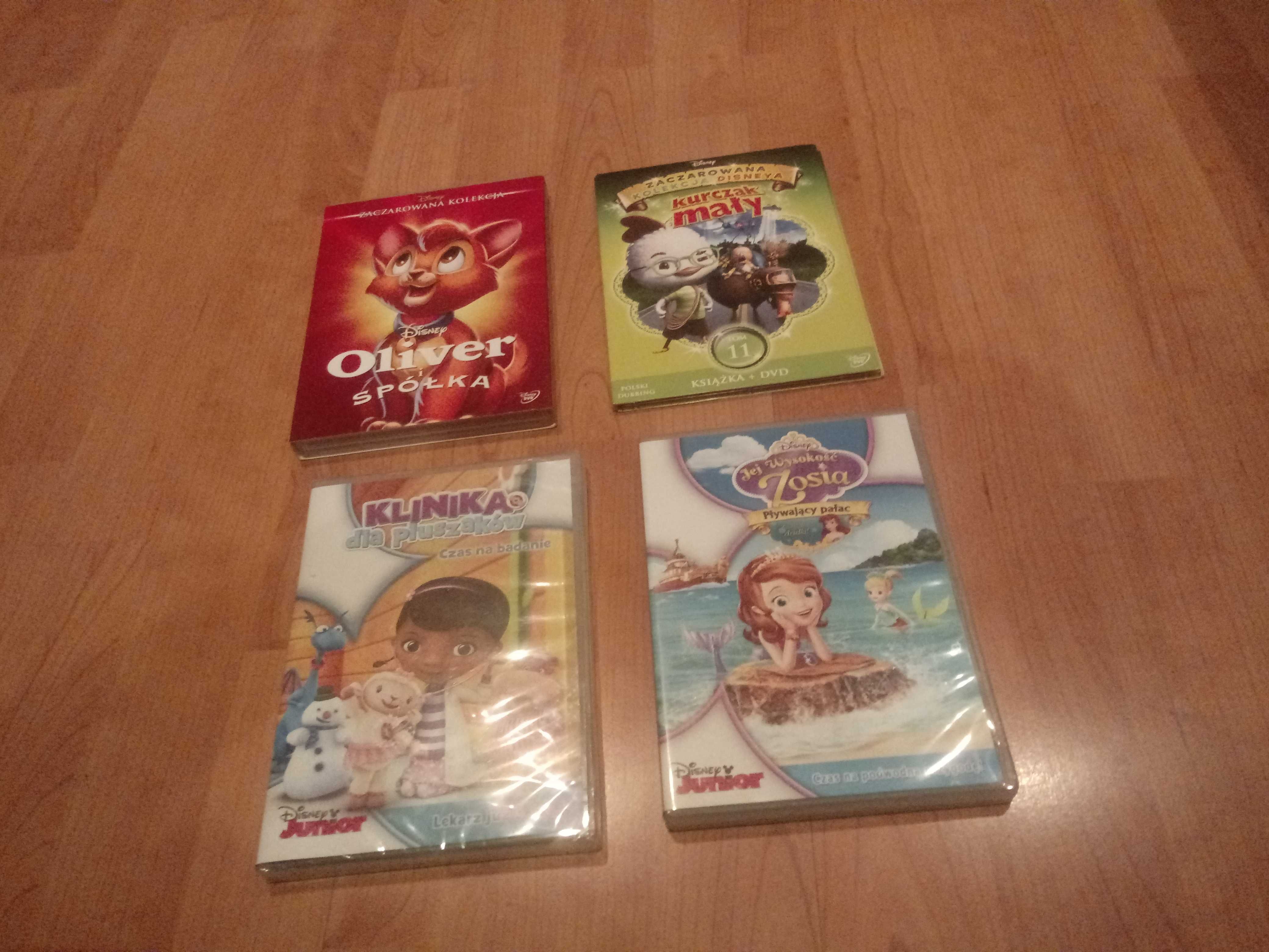 Zestaw 4x DVD Disney - Zosia, Kurczak Mały i inne