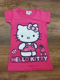 Bluzka dla dziewczynki Hello Kitty ciemny róż R.116