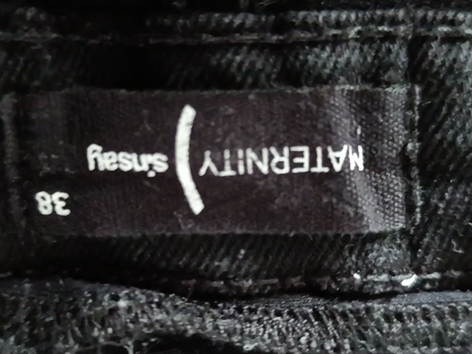 Spodnie ciążowe czarne Sinsay rozm. 38