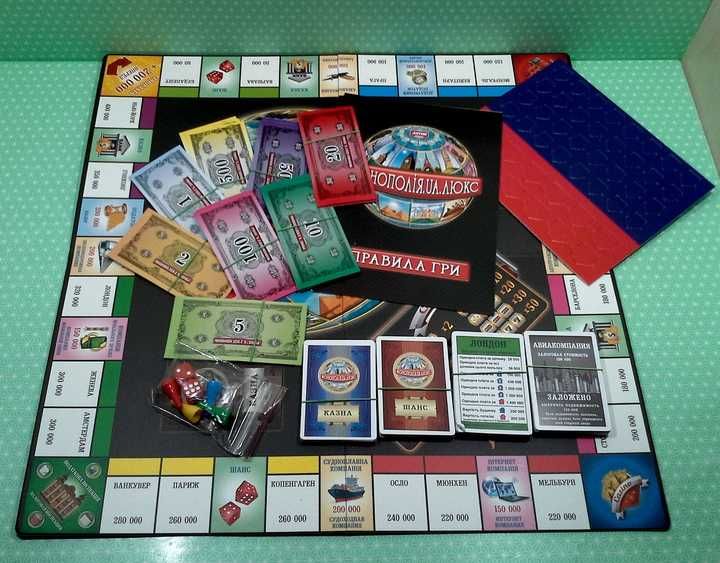 Монополія України люкс Україна Monopoly Монополия Украина