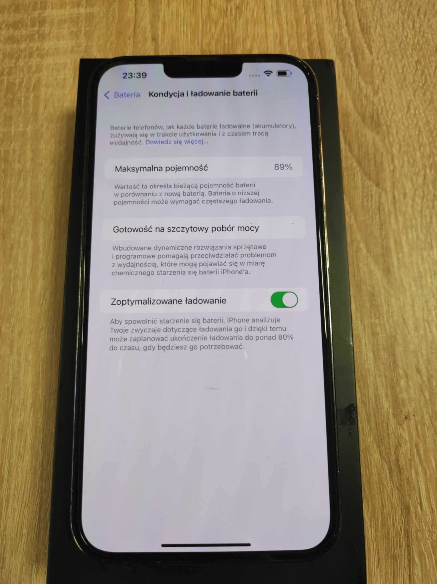 iPhone 13 PRO MAX 128GB świetny stan 89% bateria.