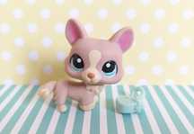 Littlest Pet Shop LPS unikatowy pies Corgi #1158
