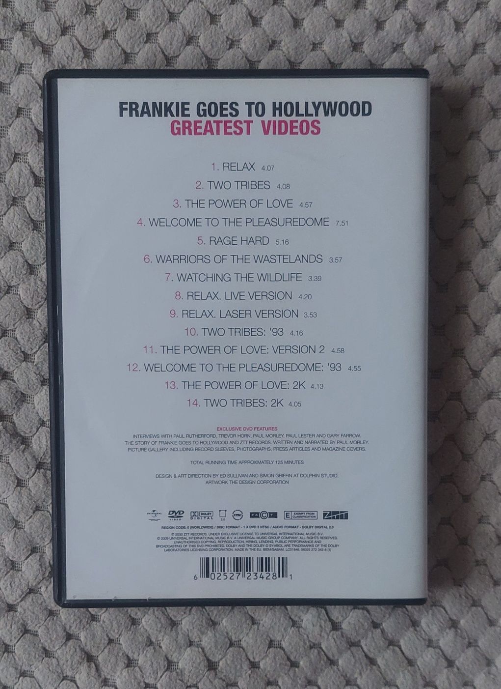Frankie Goes To Hollywood Greatest Videos DVD