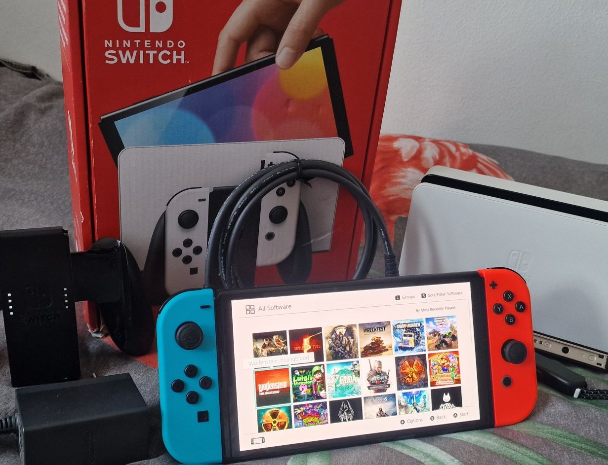 Nintendo switch oled cfw bez microSD
