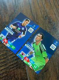 2 karty UEFA Champions piłka nożna