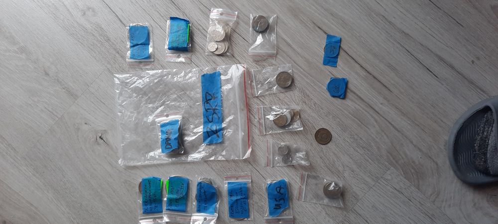 Monety kolekcja. Tylko całość