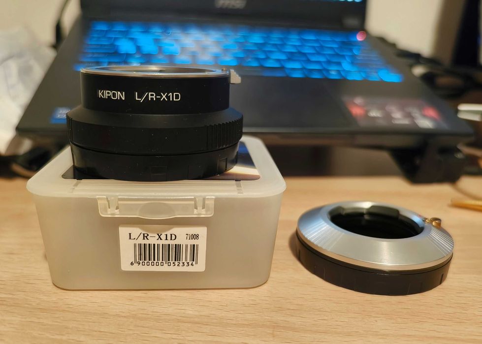Leica R and Leica M to Hasselblad X1D XCD adapter