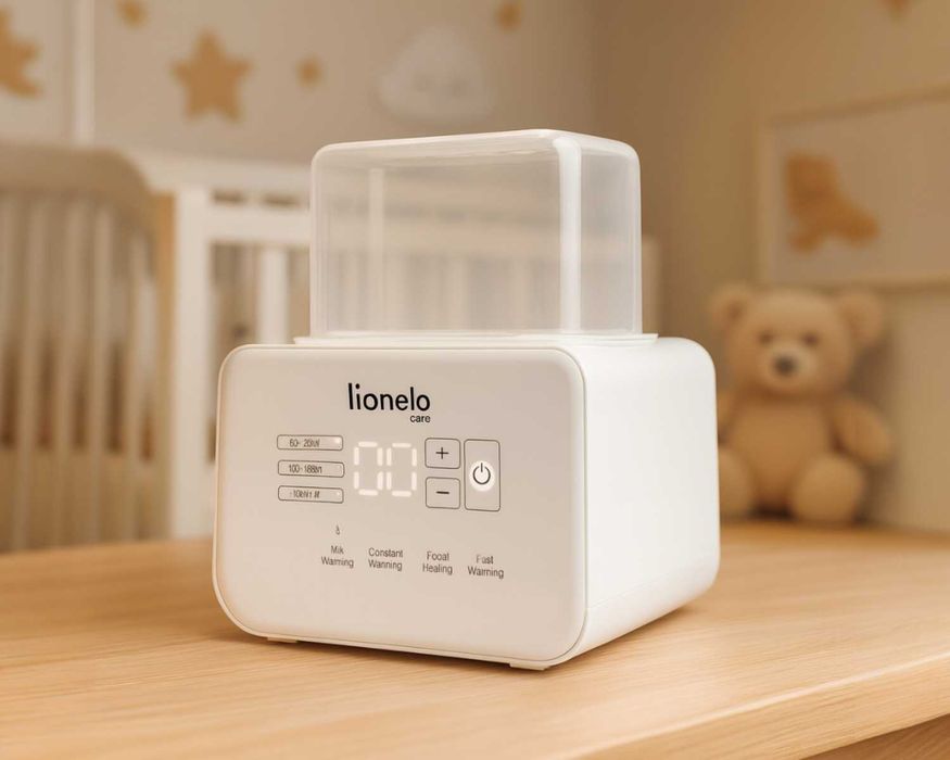 NOWY Podgrzewacz Do Butelek Lionelo 6W1 3 Min Szybkiego Podgrzewania