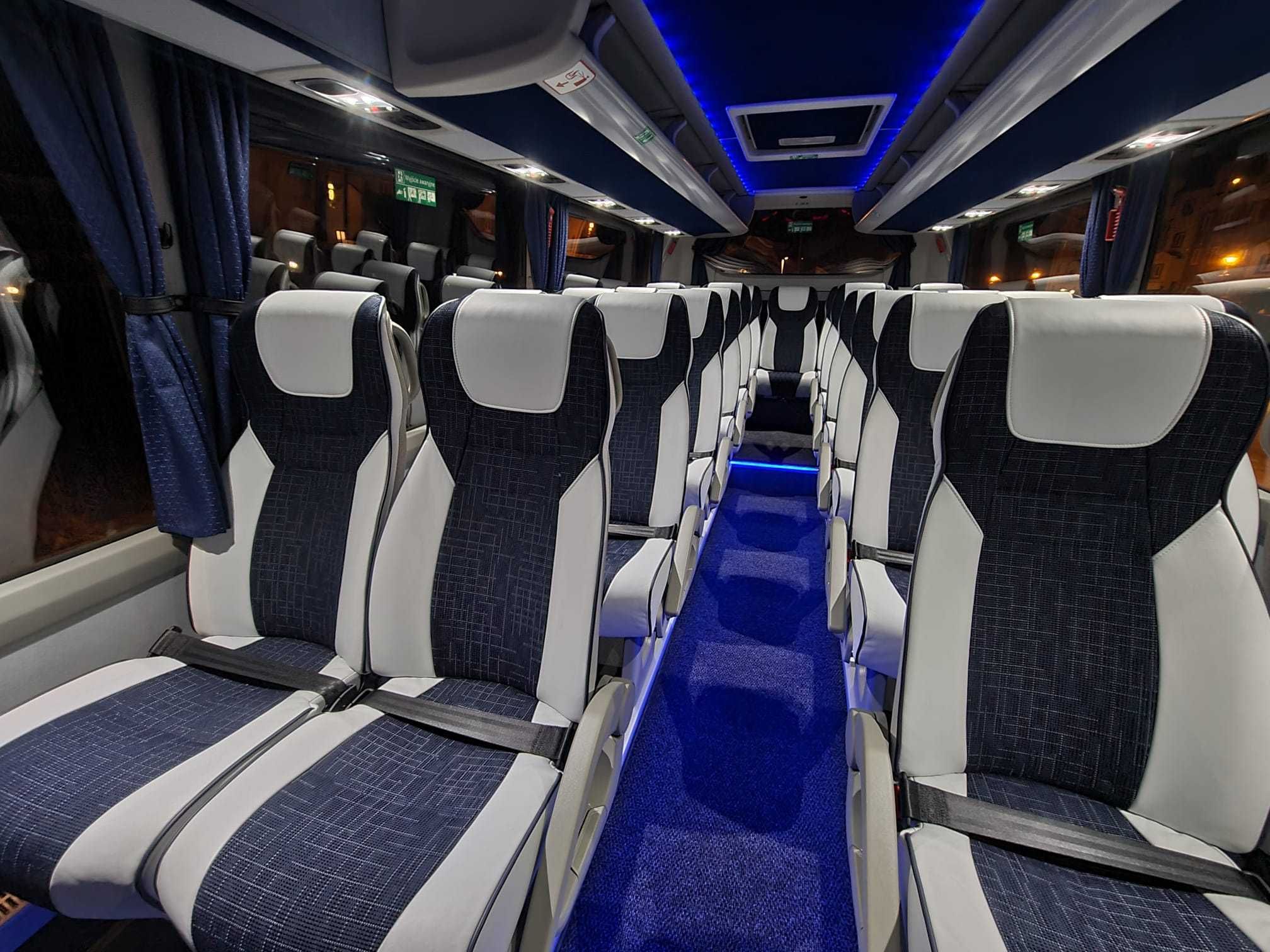 wynajem luksusowych autokarów i busów Bydgoszcz 8,16,23,32,34,50,55-os
