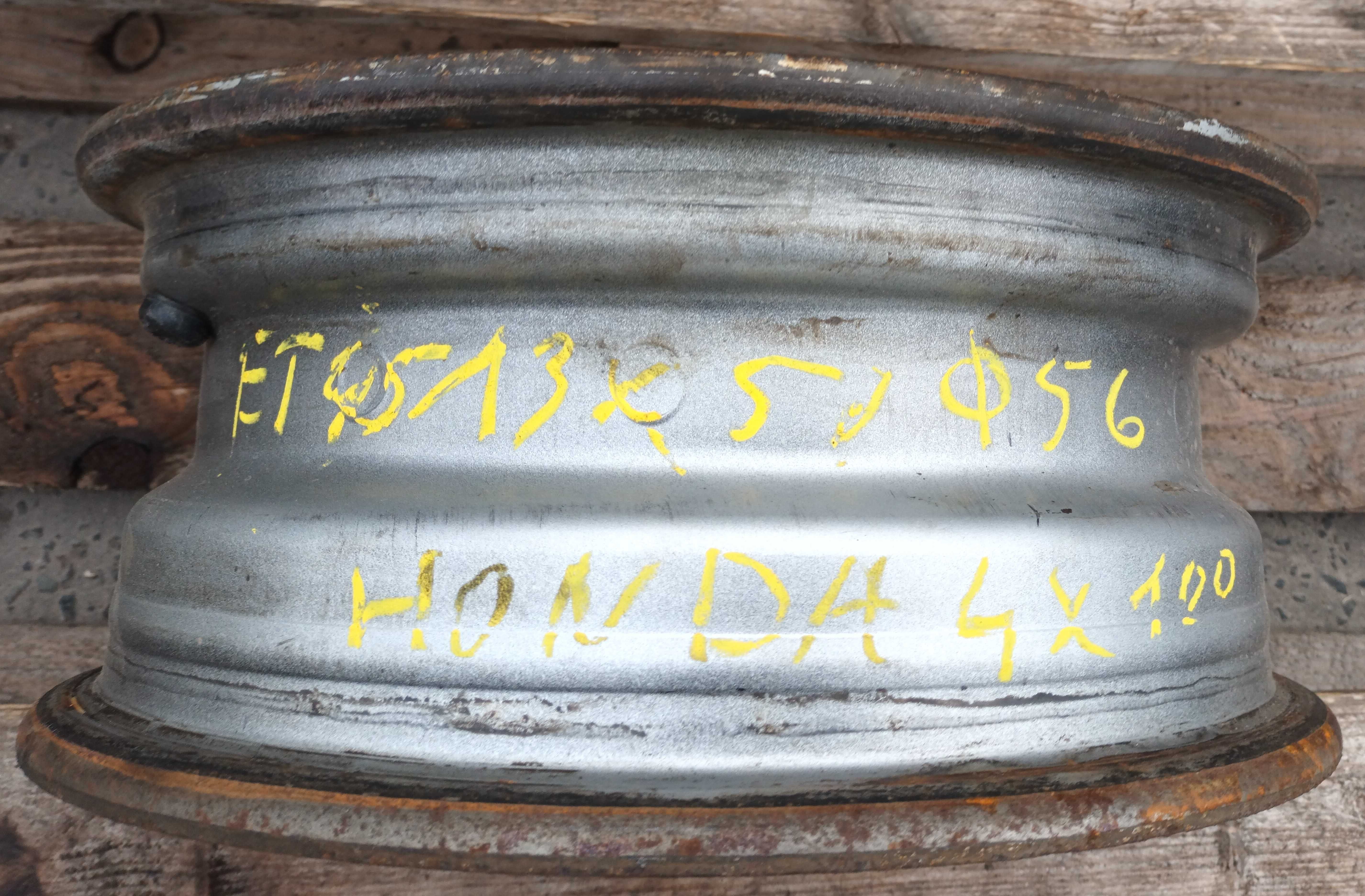 Felga stal 1 szt. Honda 13" 4x100 ET45 13 cali plus oryginalny kapsel