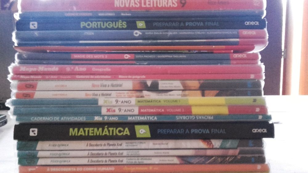 Livros Escolares 9º Ano (Conjunto 2)