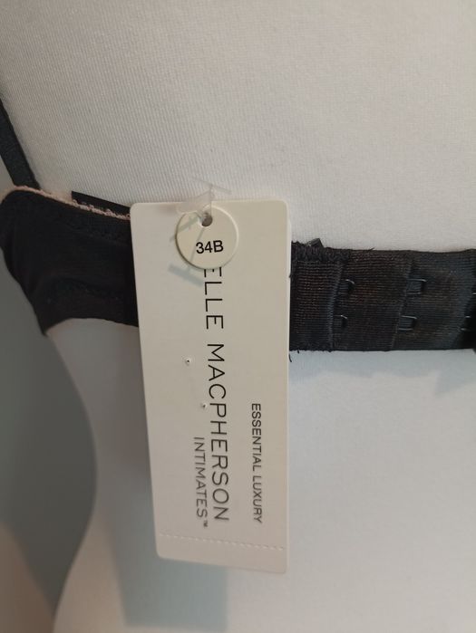 Biustonosz beżowo-czarny  Elle Macpherson 75B