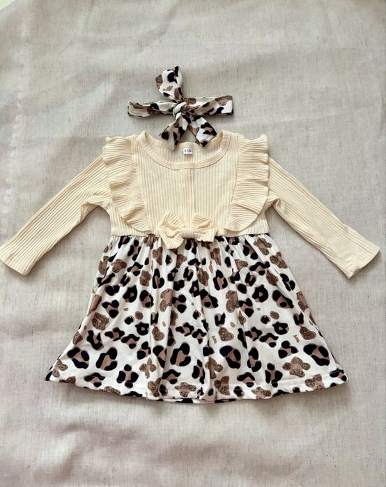 Сукня +повʼязка 9-12 місяців