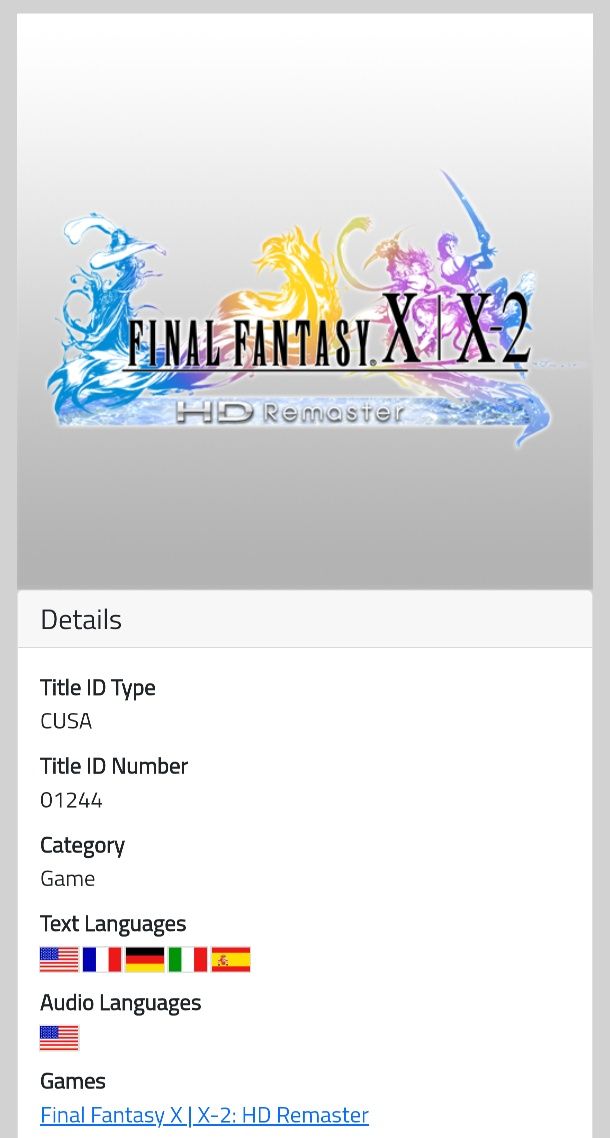 Final Fantasy X + FF X-2 HD Remaster 2 Gry na PS4 i PS5 w BDB stanie