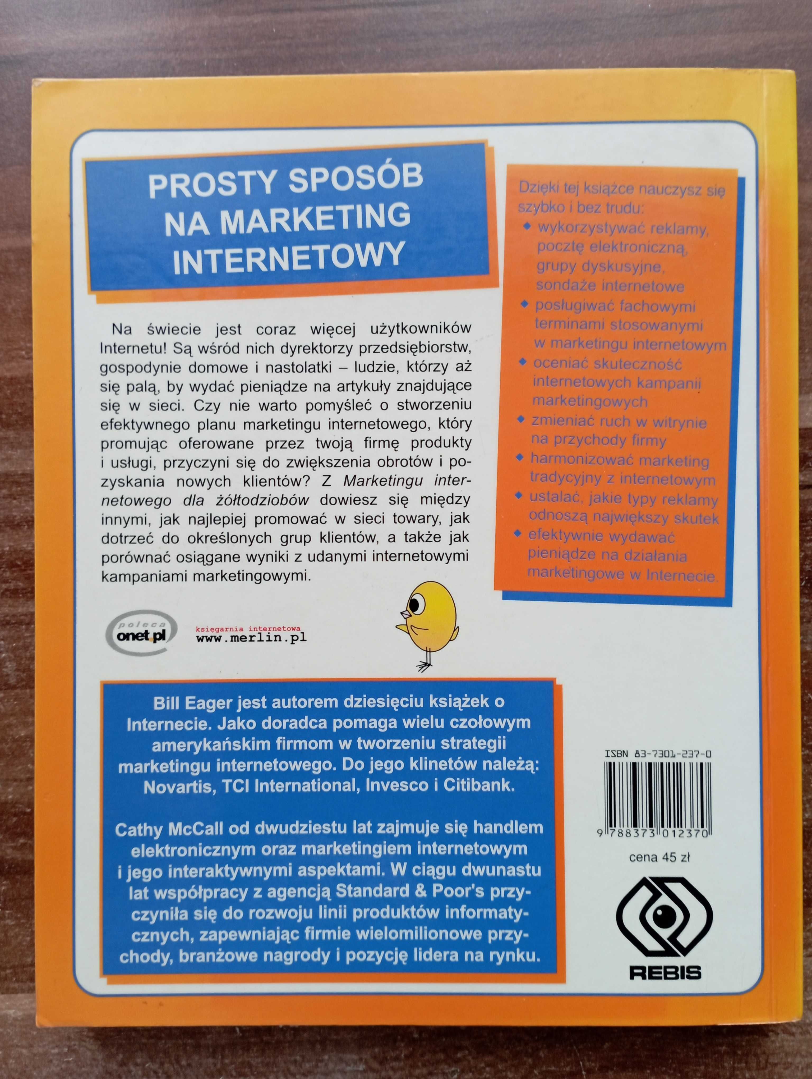 Marketing internetowy dla żółtodziobów Bill Eager