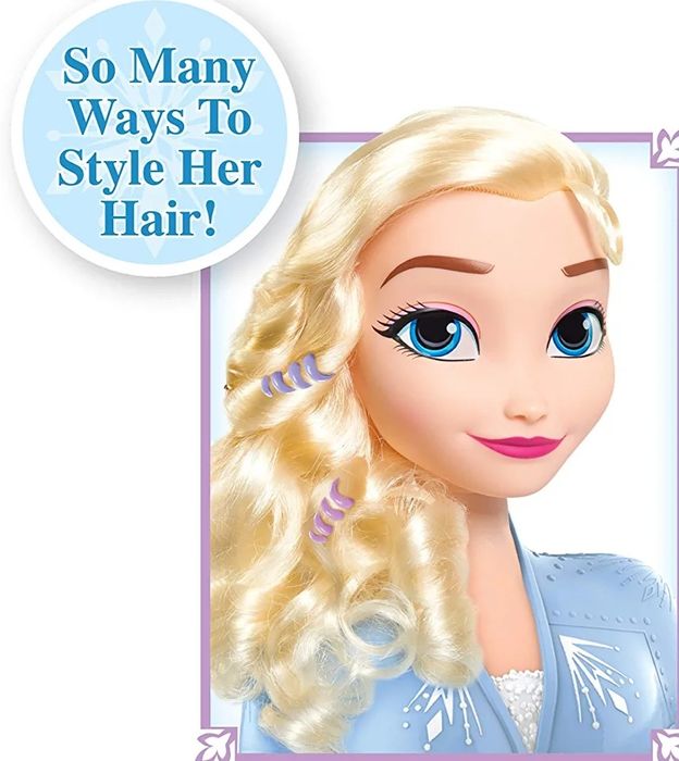 Голова манекен Эльза для причесок Disney Frozen Elsa Styling Head Ориг