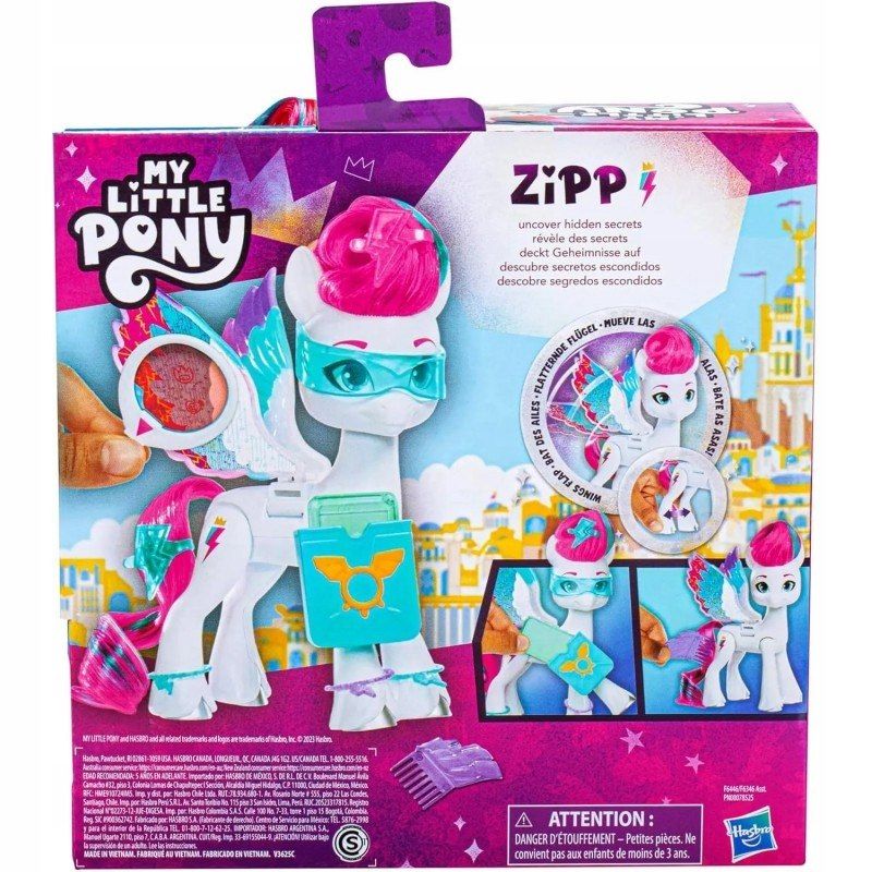 My Little Pony KUCYK Zipp Storm z magicznymi skrzydłami F6446